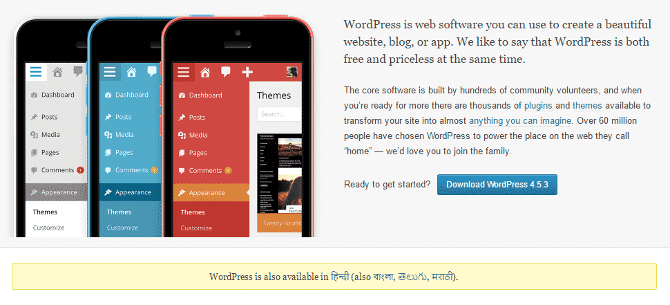 Download WordPress on Windows 10