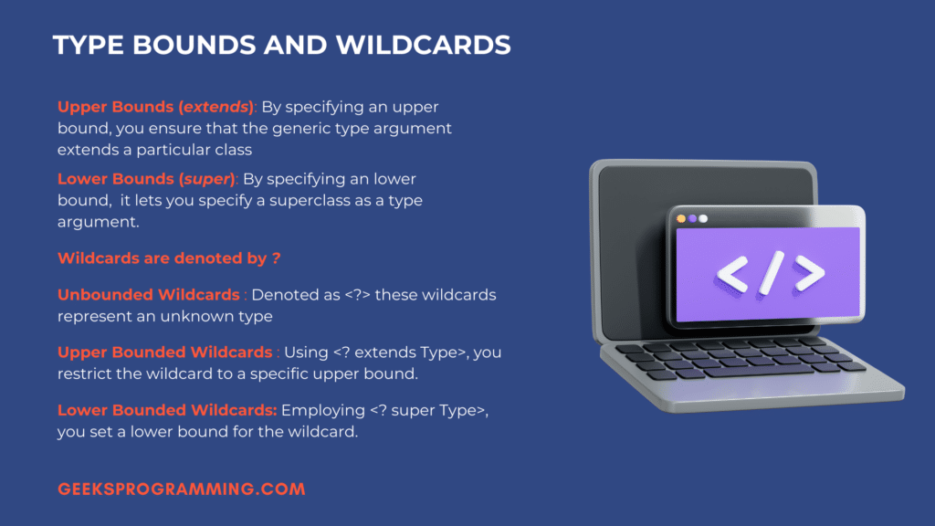 What-are-types-of-bounds-and-wildcards