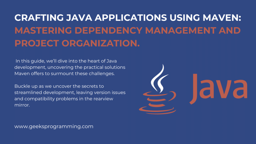 Building Java Applications with Maven