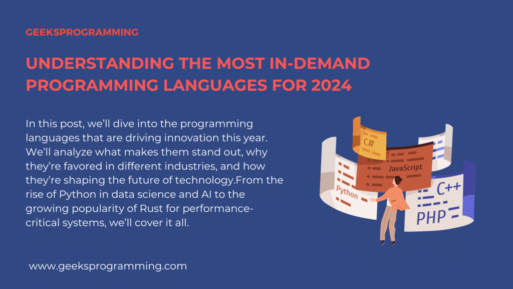 Which Is The Most Used Language In 2024