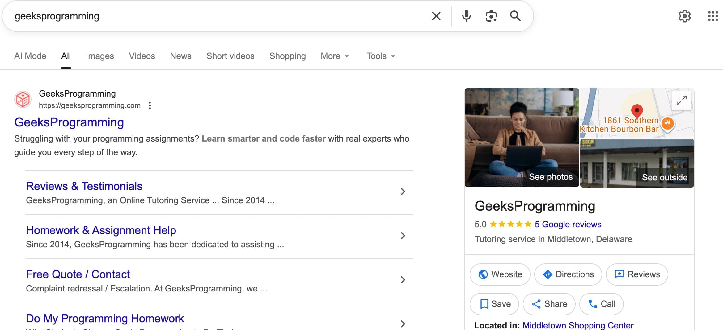 Reviews On Google