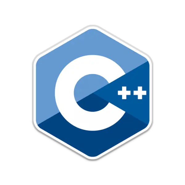 C++ source code file open in a terminal showing an inheritance class hierarchy