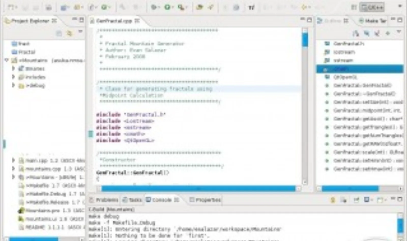 Eclipse IDE interface showing a Java project structure