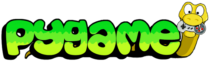 Pygame logo, the Python library for 2D game development