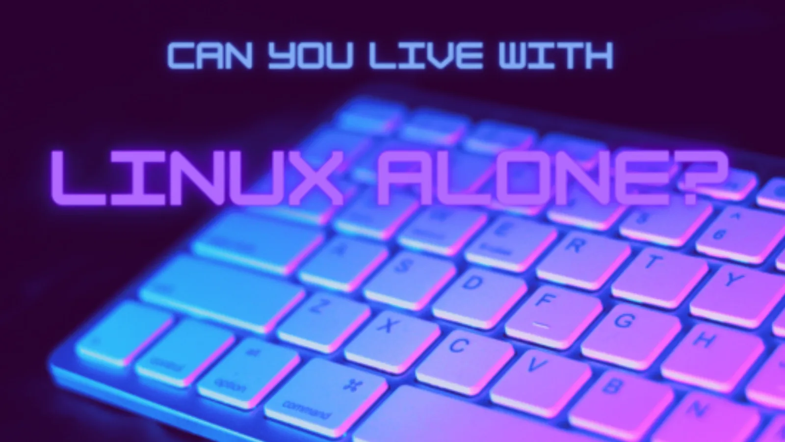 Linux terminal prompt on a laptop screen representing daily Linux-only developer workflow