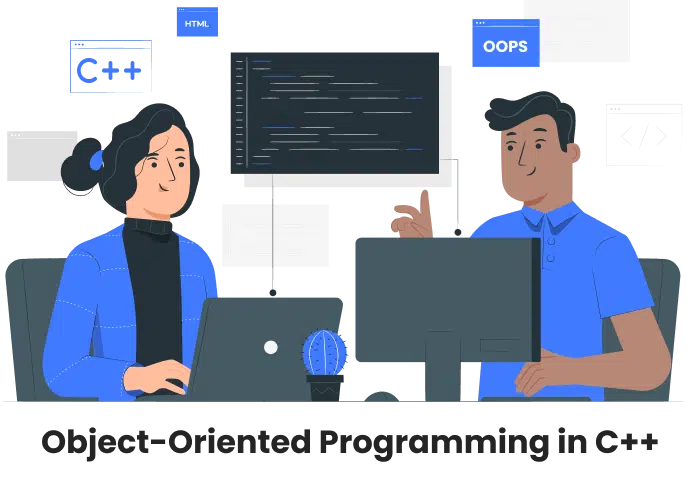 Object-Oriented Programming in C++: classes, inheritance, and polymorphism diagram