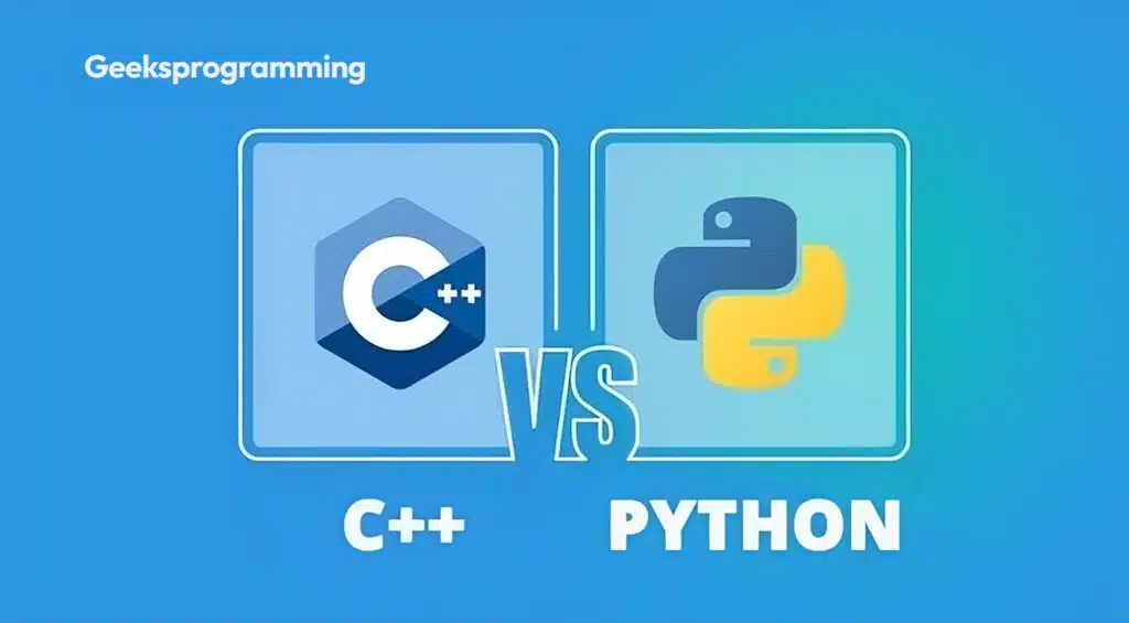 Python vs C++ comparison: side-by-side code examples in both languages