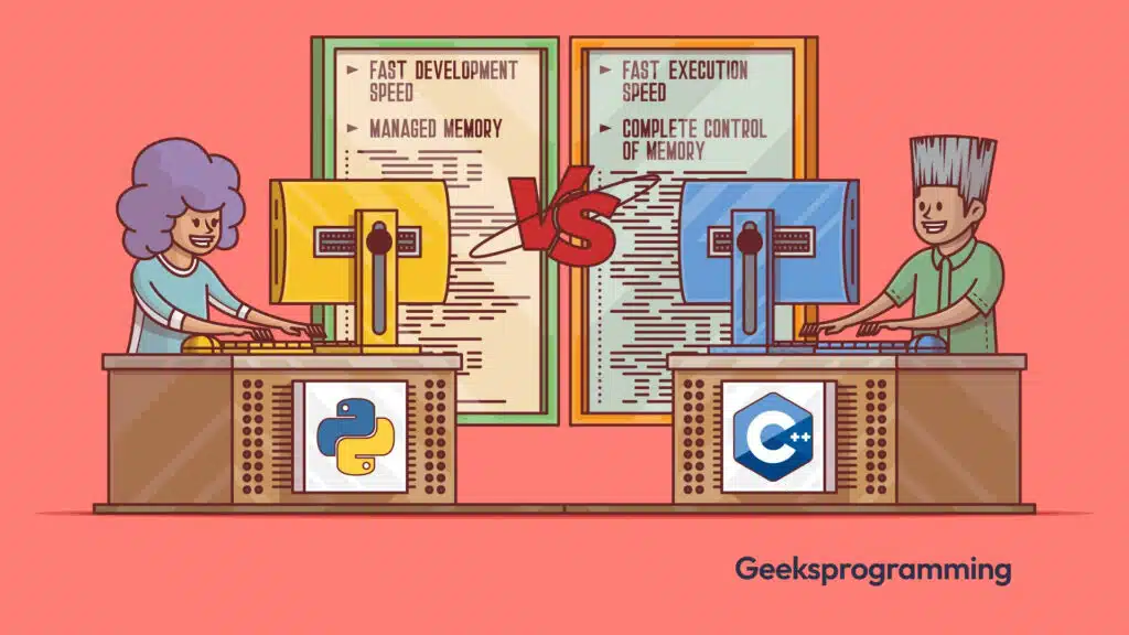 Key differences between Python and C++ summarized