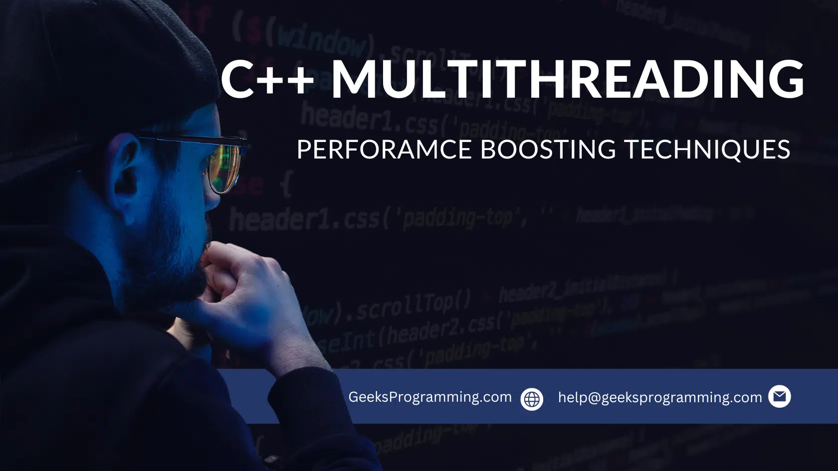 Diagram showing multiple CPU threads executing in parallel with shared memory synchronization in C++