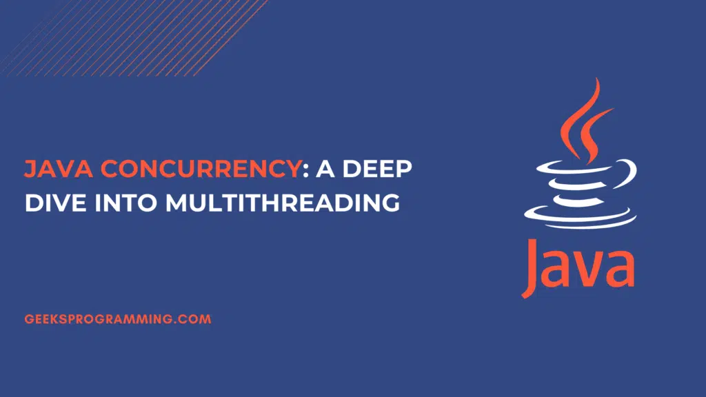 Java concurrency and multithreading concepts illustrated with overlapping execution threads