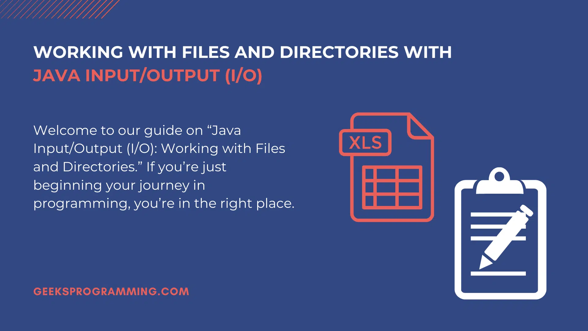 Java input and output operations reading from and writing to a file on disk