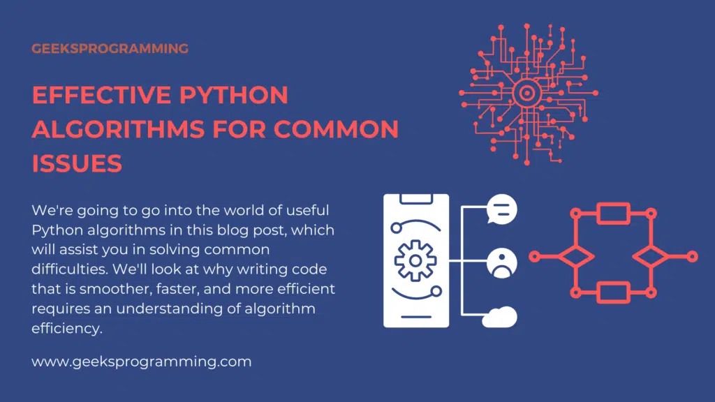 Python algorithm code with Big O notation on a dark editor background